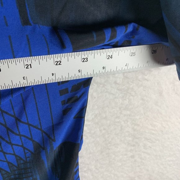 Lucy Dress Womens Size Medium Blue Short Sleeve V-Neck Regular Fit Pullover 6558 - Picture 2 of 7